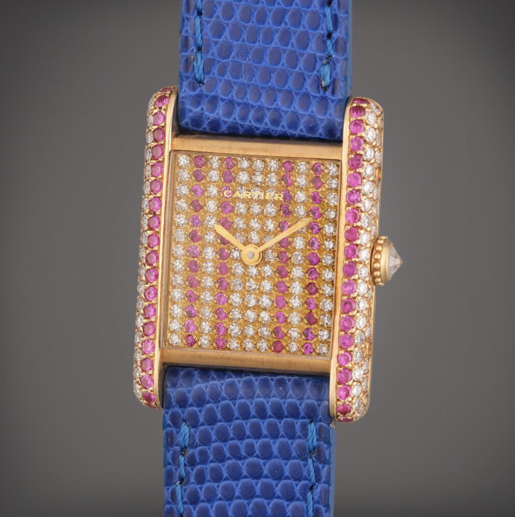 The Cartier Tank: Five Diamond Designs from the Sotheby's Archive